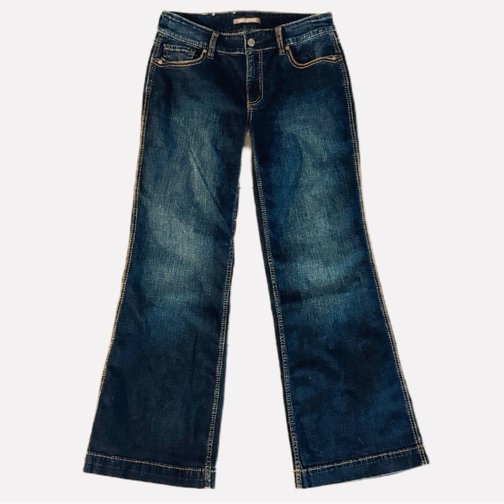 Shyanne Like New Mid Rise Trouser Jeans in Dark Wash Size 29 - Picture 3 of 6